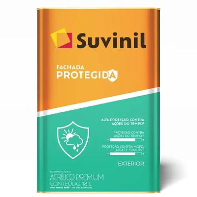 Tinta Acrílica Fachada Protegida Branco Neve 18 Litros 50842487 Suvinil Tinta Acrilica Fachada Pr