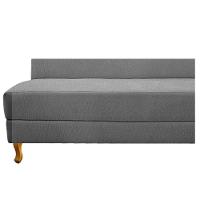 Recamier 140Cm Lado Esquerdo Suede Cinza - 5