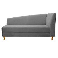 Recamier 140Cm Lado Esquerdo Suede Cinza - 6