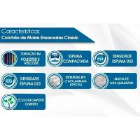 Cama Box Baú Casal: Colchão Molas MasterPocket Ensacadas Anjos   Classis + Base CRC Suede Clean(138x188)