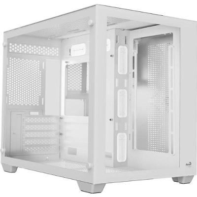 Gabinete Gamer Aerocool Dryft Branco Lateral Vidro