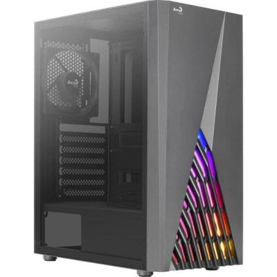 Gabinete Gamer Aerocool Delta Preto Rgb Lateral Vidro [f002]