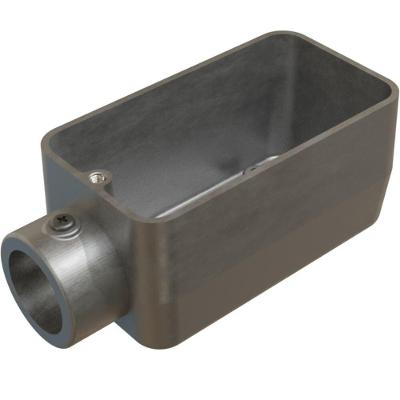 Caixa de Derivação Fixa Conduletzel Sem Pintura Tipo E de 1-2 Sem Tampa E012030026 Wetzel Caixa