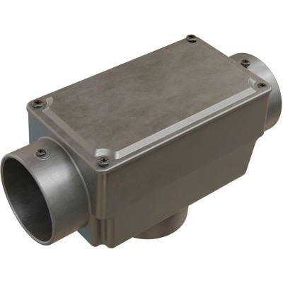 Caixa de Derivação Fixa Conduletzel Sem Pintura Tipo Tb de 2 com Tampa E012090075 Wetzel Caixa D