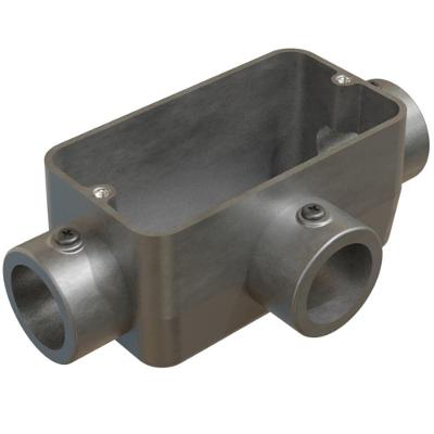 Caixa de Derivação Fixa Conduletzel Sem Pintura Tipo T de 3-4 Sem Tampa E012070036 Wetzel Caixa