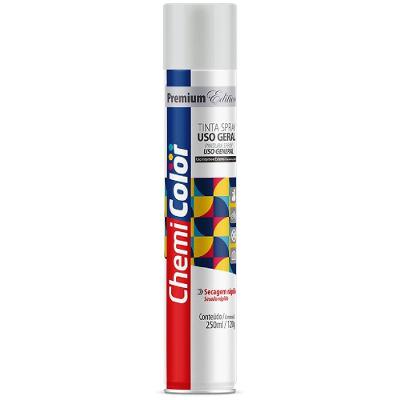 Tinta Spray 250ml Premium Edition Para Uso Geral Branco Brilhante 680515 Chemicolor Tinta Spray