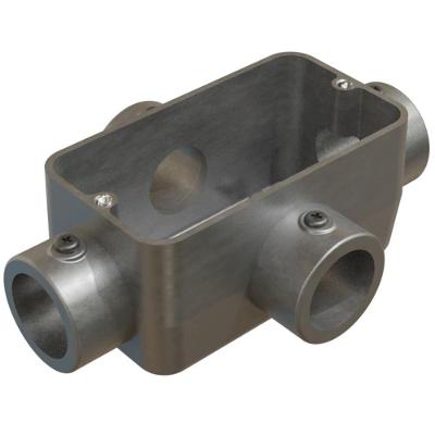 Caixa de Derivação Fixa Conduletzel Sem Pintura Tipo X de 1-2 Sem Tampa E012100026 Wetzel Caixa