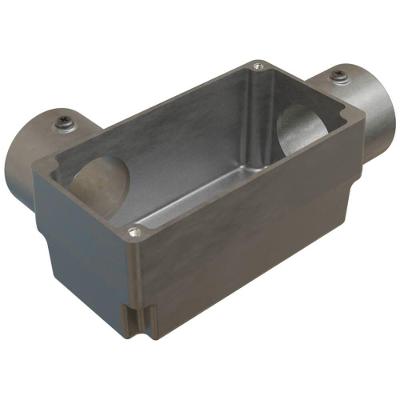 Caixa de Derivação Fixa Conduletzel Sem Pintura Tipo Ll de 1 Sem Tampa E012050046 Wetzel Caixa D