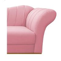 Recamier 160Cm Lado Esquerdo Suede Rosa Bebê - 5