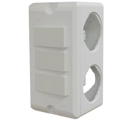 Conjunto com 3 Interruptores Paralelos Poliwetzel Pvc E017212142 Wetzel Conjunto com 3 Interrups