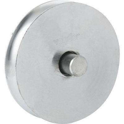 Roldana Portão 4 Tipo U Aço Zincado R.pino 12 Vonder