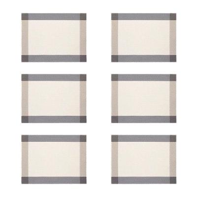 Jogo Americano Copa E Cia 6 Peças Tramado Loom 35 X 48 Cm Owen