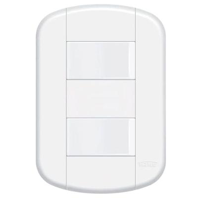 Conjunto de 2 Interruptores Simples 16a-250 Volts Distanciado Blanc Mais 11139104 Fame Conju