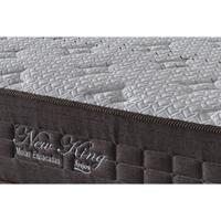 Cama Box Baú Casal: Colchão Molas Anjos MasterPocket Ensacadas New King + Base CRC Suede Brown(138x188) - 3