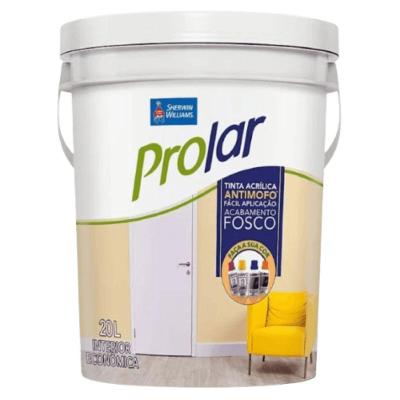 Tinta Acrílica Prolar Branca Antimofo 20 Litros 2920067 Sherwin Williams Tinta Prolar Acrílico B