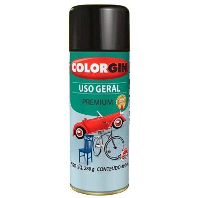 Tinta Spray Branco Rápido Brilhante Para Uso Geral 400ml 51001 Colorgin Tinta Spray Branco Rapid