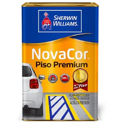 Tinta Novacor Para Demarcação de Piso Vermelho Segurança 18 Litros 38089506 Sherwin Williams Tin