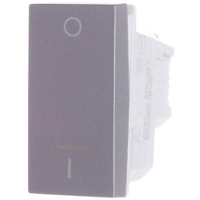 Módulo Interruptor Bipolar Simples 10 Amperes 250 Volts 1m Alumínio Orion S70110274 Schneider Mo