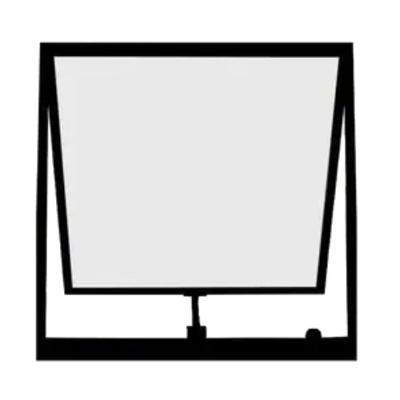 Vitro Maxim Ar 60 (a) X 60 (l) Alumínio Preto Ptord2253 Hale Janela Veneziana de Correr 6 Folh