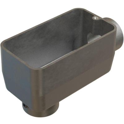 Caixa de Derivação Fixa Conduletzel Sem Pintura Tipo Lb de 1-2 Sem Tampa E012040026 Wetzel Caixa