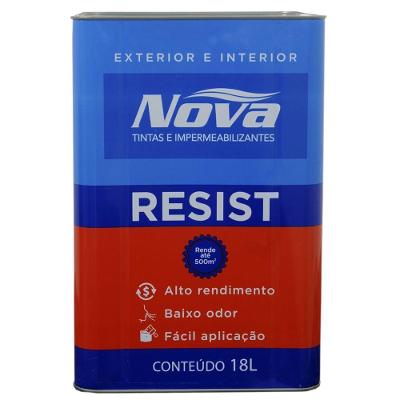 Tinta Acrílica Fosca Interior - Exterior Branco 18 Litros 200000000405 Novatintas Tinta Acrilica