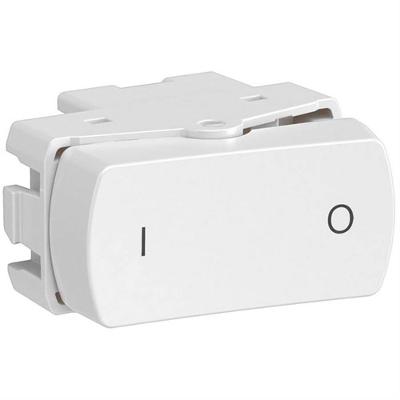 Módulo Interruptor Bipolar Simples Miluz 10 Amperes 250 Volts Branco S3b72040 Schneider Mod.inte