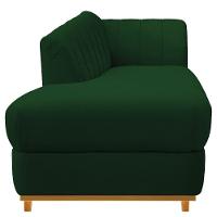 Recamier 185Cm Lado Esquerdo Suede Verde - 5
