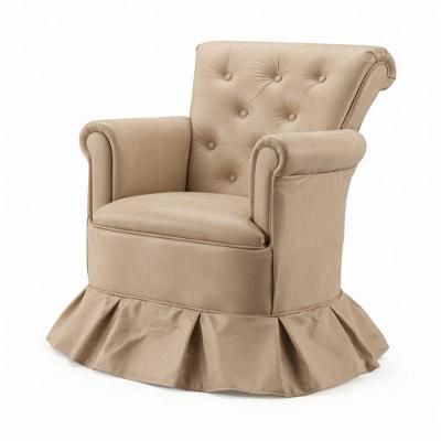 Poltrona Amamentação Aconchego Confortável Descanso Quarto Bebê Suede Cor:suede Bege