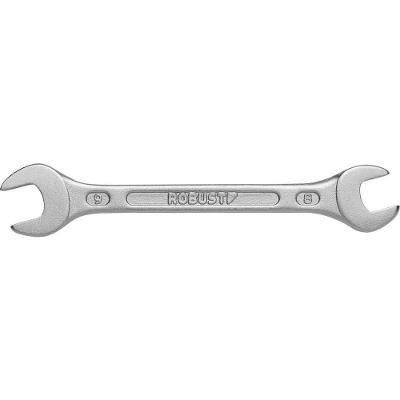 Chave Fixa, 8 Mm X 9mm, Aço Especial, Niquelado E Cromado, S05120809 3370001, Robust