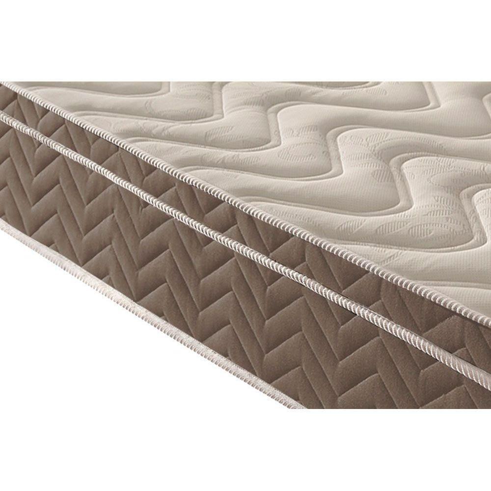 Cama Box c/Auxiliar Solteiro: Colchão Espuma Paropas D33 Confort Ultra Firme + Tricama Base CRC Rústico White(88x188) - 8