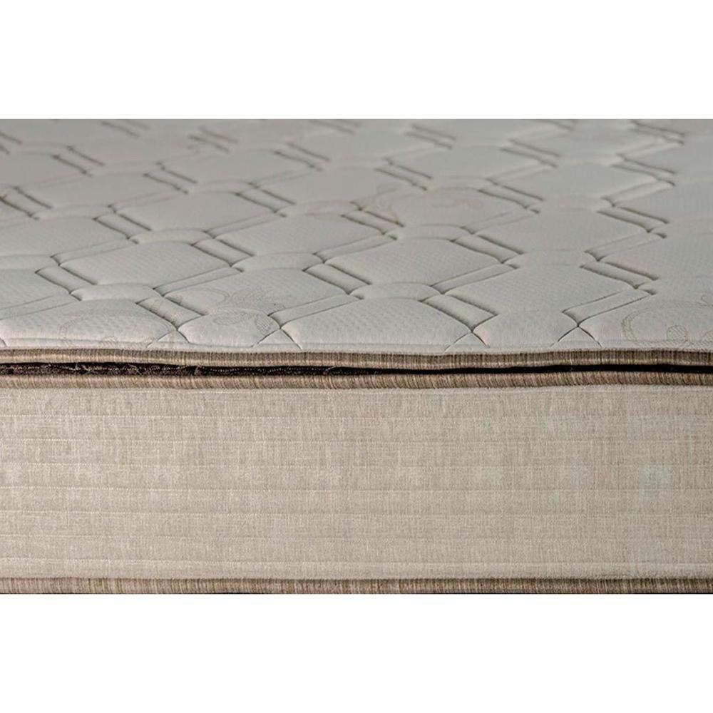 Cama Box c/Auxiliar Casal: Colchão Luckspuma Bonnel Montreal Spring + Base CRC Courano Branco(138x188) - 6