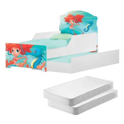 Bicama Infantil Uly Sereia Menina Com Colchões