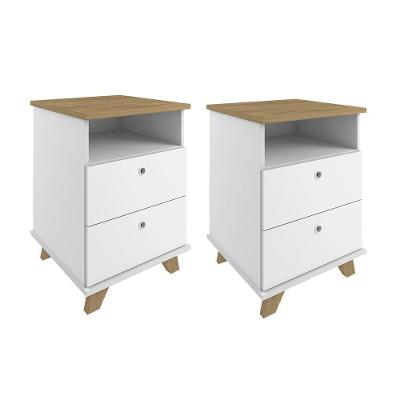 Conjunto De Gaveteiros Ipswich Olmo Branco