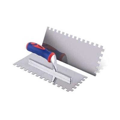 Desempenadeira Aço Inox Dentada 12x28cm Com Cabo Emborrachado - Roma