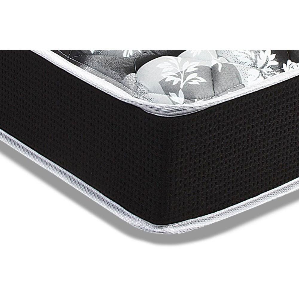 Cama Box Casal: Colchão Espuma D33 Luckspuma Supreme + Base CRC Suede Black(138x188) - 3