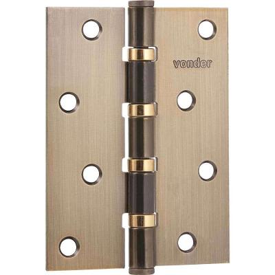 Dobradiça 4 Com Anel Rolamento, Latonada, Com 3 Peças, Vonder Ostenvonder