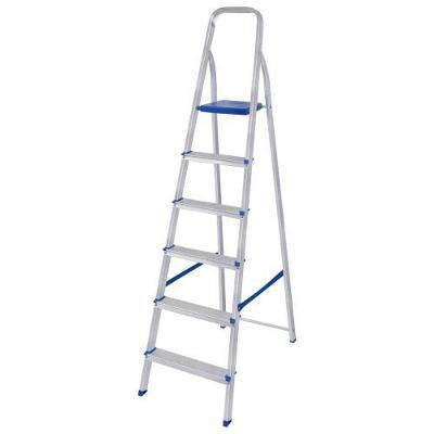Escada Alumínio 6 Degraus 178cm Mor - Capacidade 120kg