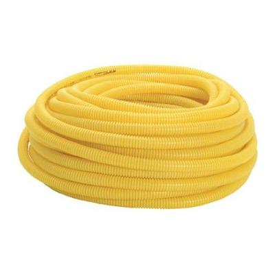 Eletroduto Corrugado Amarelo 32mm X 25m - Pvc Flexível - Passagem De Fios E Cabos Elétricos