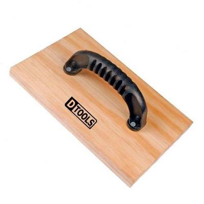 Desempenadeira De Madeira 15x26cm - Base De Madeira - Cabo De Plástico