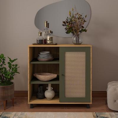 Buffet 1 Porta Joinville Carvalho Menta