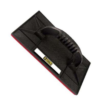 Desempenadeira Plástica 17x30cm Com Borracha Reforçada Para Massa Corrida - Dtools