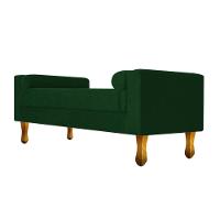 Recamier Baú Félix Solteiro 90cm Suede Verde - 3