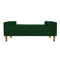 Recamier Baú Félix Solteiro 90cm Suede Verde - 7