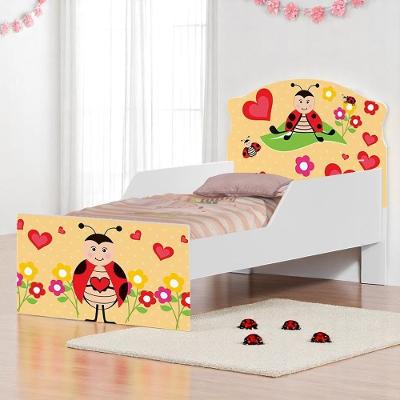 Mini Cama Joaninha Com Colchão