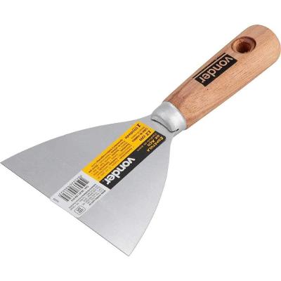 Espátula De Aço, 12 Cm, Com Cabo De Madeira, Vonder