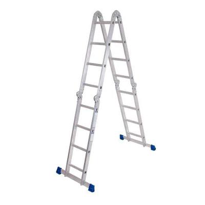 Escada Alumínio Multifuncional 16 Degraus 4x4 - Altura 4,61m - Mor