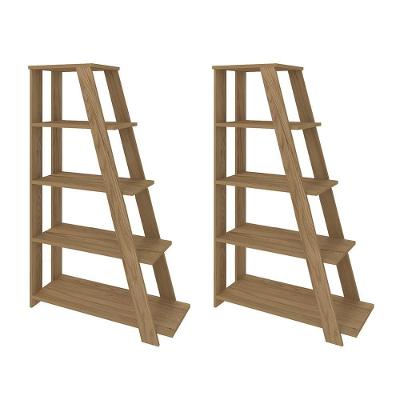 Conjunto De Estantes Brighton Olmo