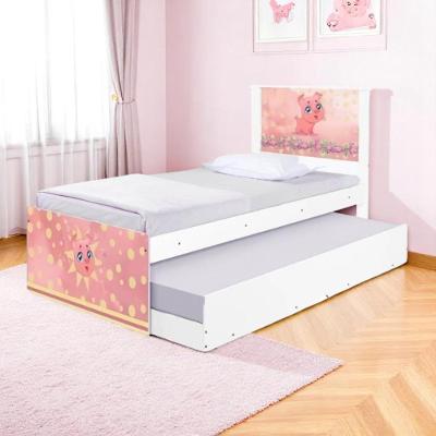 Cama Bicama Juvenil Adesivada Porquinho