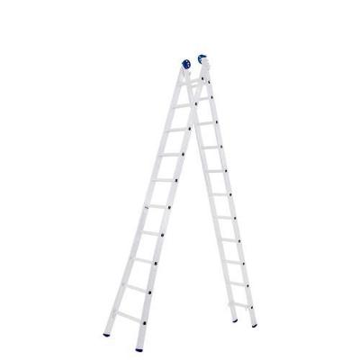 Escada Alumínio Extensiva 10 Degraus 3,0 - 5,05 Metros - Mor - Suporta Até 150 Kg