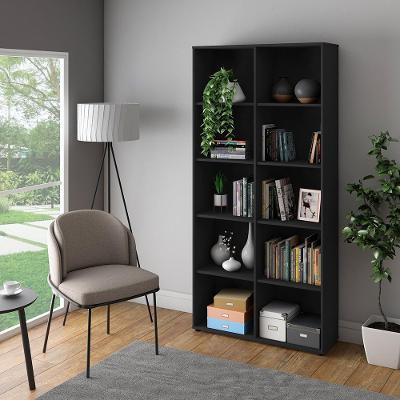 Estante Para Escritório 8 Prateleiras Ferrara Preto